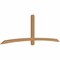 Ekena Millwork Bellingham Timber Gable Bracket, Western Red Cedar, 108"W x 36"H x 3 1/2"D x 3 1/2"F, 8/12 Pitch GBW108X36X0404BEL00SWR - alternate 2